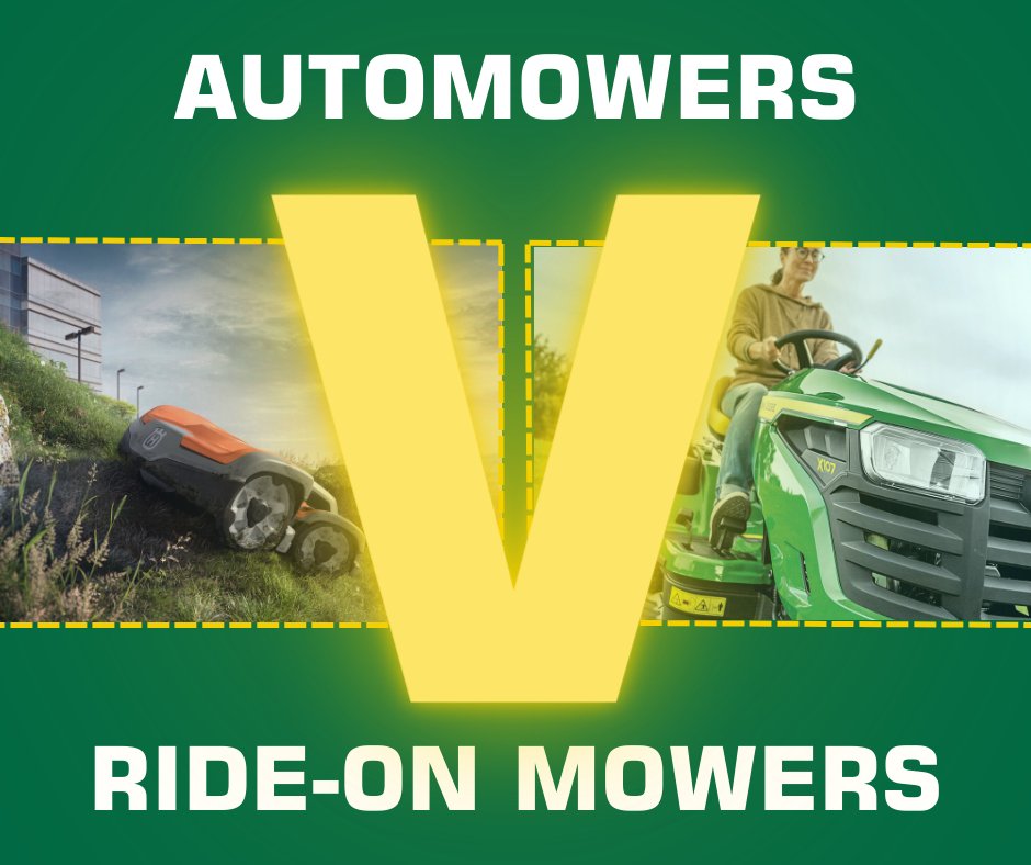 AutoMowers V Ride-On Mowers : which is better?