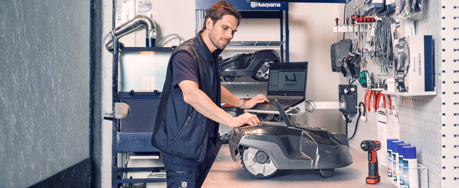 Husqvarna AUTOMOWER® Winter Servicing at Balmers GM