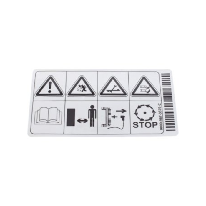 WARNING NOTE - 0000 967 3679
