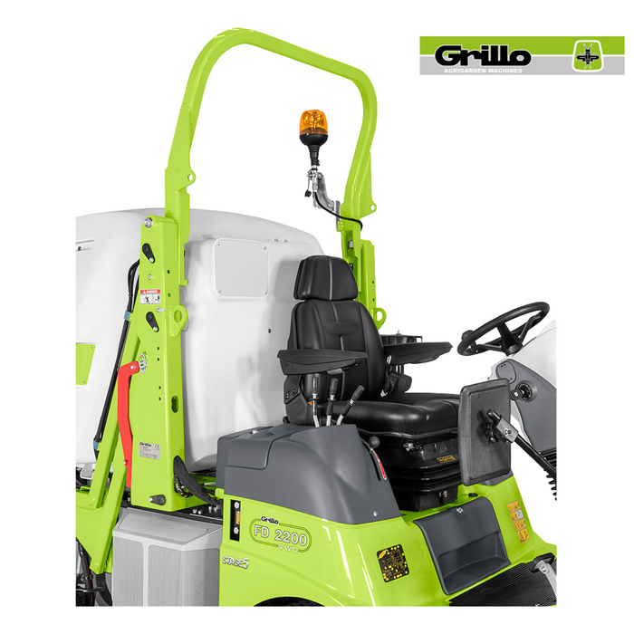 Grillo FD 2200 4WD Hydrostatic Out-Front Mower with Collection