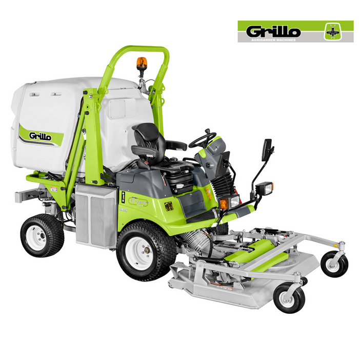 Grillo FD 2200TS 4WD Hydrostatic Out-Front Mower with 155cm Cutter Deck and Mulching Kit