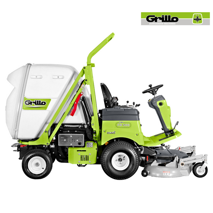 Grillo FD 500 Hydrostatic Out-Front Ride-On Mower with Collection