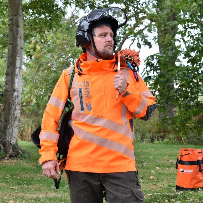 Harkie Hi-Vis Defiance Smock in Orange