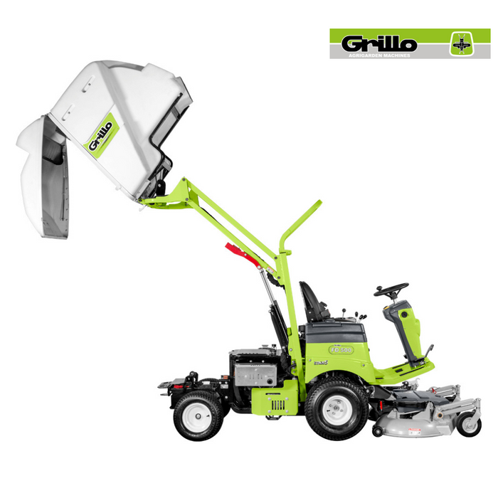 Grillo FD 500 Hydrostatic Out-Front Ride-On Mower with Collection