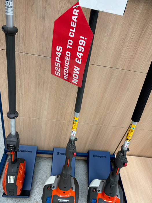NEW / Ex-Display Husqvarna 525P4S petrol pole pruner - reduced to clear