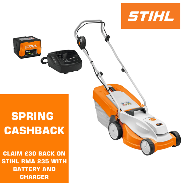Stihl RMA 235 Battery Lawnmower — Balmers GM