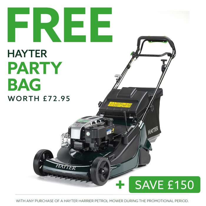 Hayter Harrier 56 Petrol Mower - Self Propelled / Variable Speed with Blade Brake Control