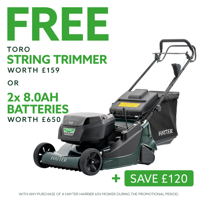 Hayter Harrier 56 Battery Mower (60V) - Self Propelled