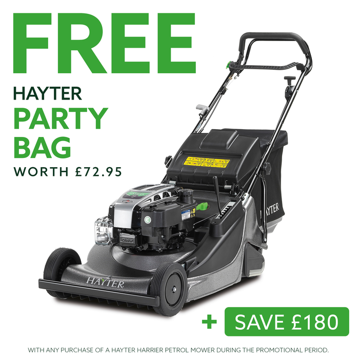 Hayter Harrier 56 PRO Petrol Mower - Self Propelled with Blade Brake Control