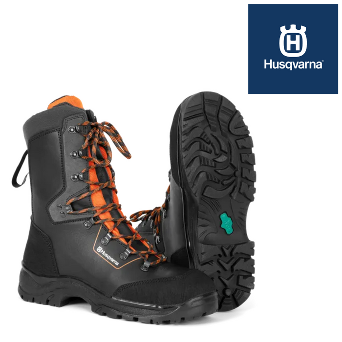 Husqvarna Classic 20 Leather Boots with Chainsaw Protection / Class 1