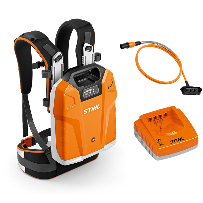 Stihl AR 3000 L Battery, AR L Carrying System, Connecting Cable & AL 500 Charger Kit