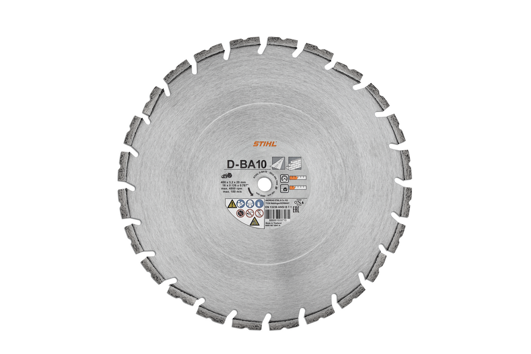 Stihl D-BA10 Diamond Cutting Wheel for All-Purpose Use