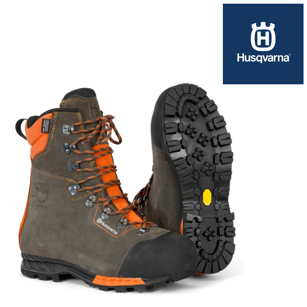 Husqvarna 579380212 Chainsaw Protective Gloves - Size 12 (X-Large) With Cut Resistance & High-Vis
