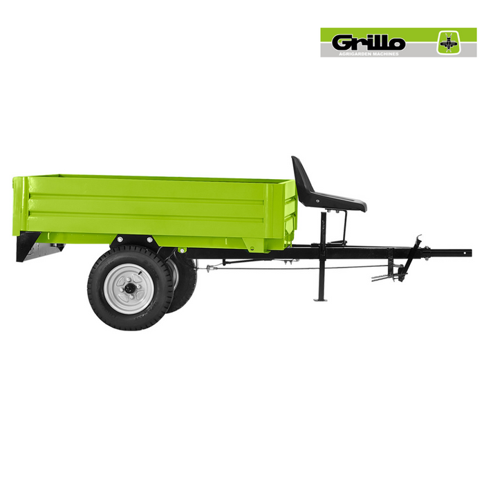 Grillo 150 x 110cm Tipping Towed Trailer