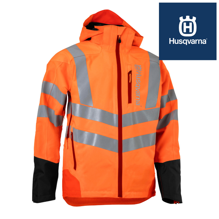 Husqvarna Rain Jacket Vent Hi-Viz - Technical Mens