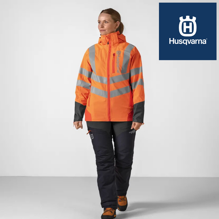 Husqvarna Rain Jacket Vent Hi-Viz - Technical Womens