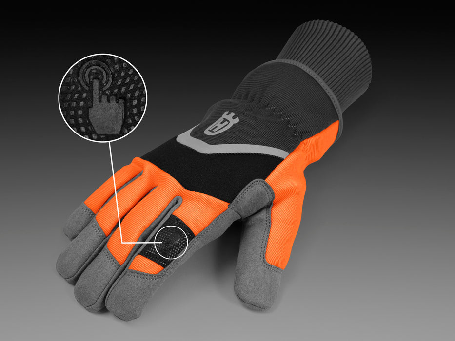 Husqvarna Functional Winter-Arbeitshandschuhe – Leder/Grau, Original & Neu Mit Etikett
