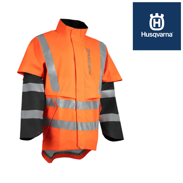 Husqvarna Functional Hi-Viz Rain Jacket