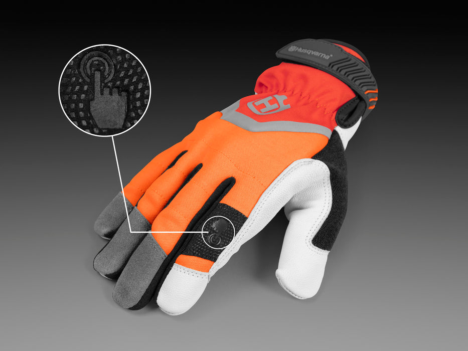 Husqvarna Technical 20 Gloves - with Class 1 Chainsaw Protection