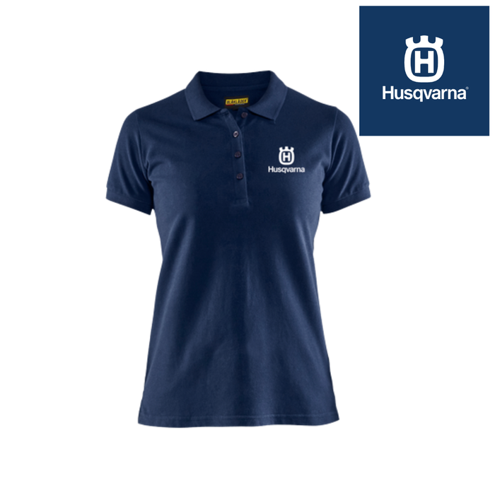 Husqvarna Navy Blue Ladies Polo Shirt