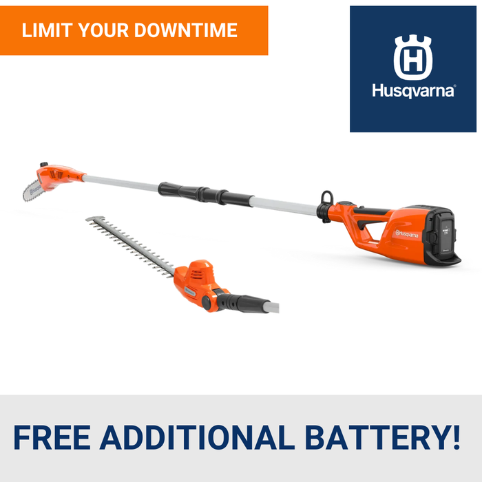 Husqvarna 120iTK4-PH Telescopic Battery Pole Saw & Hedge Trimmer