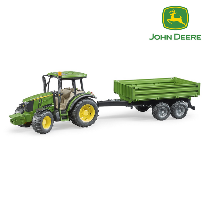 Bruder John Deere 5115M Tractor & Tipping Trailer