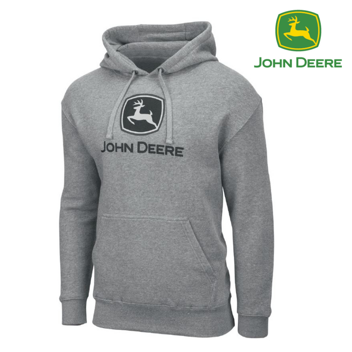 John Deere Hoodie - Grey / Black