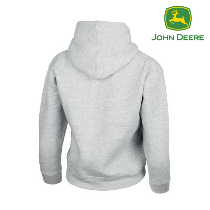 John Deere Youth Hoodie - Grey