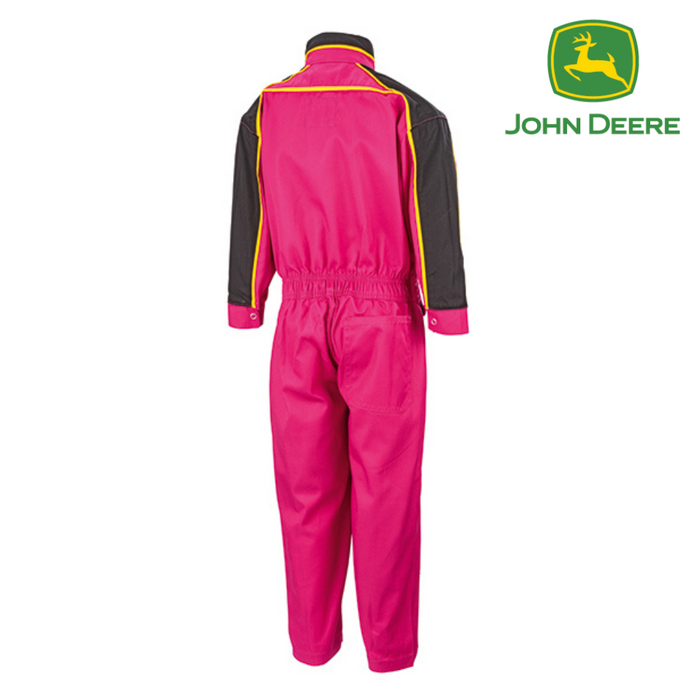 John Deere Kids Pink Overalls