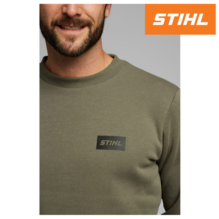 Stihl Logo Sweatshirt - Olive Green