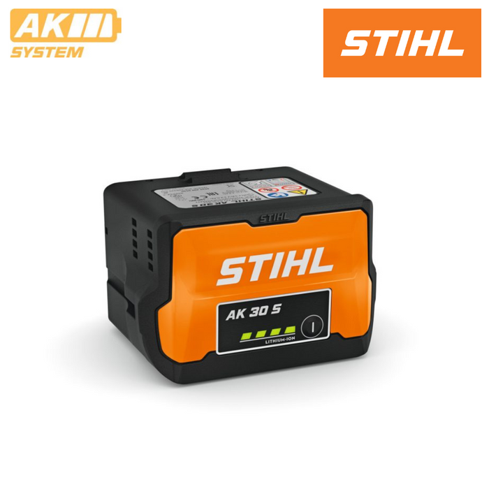 thumbnail interactive-video image 1 of STIHL AK 30 36-Volt 180Wh Lithium Ion Battery – New 1 of 2