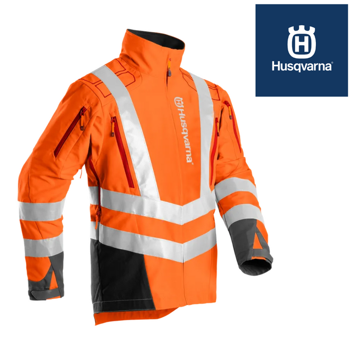 Husqvarna Technical Brushcutting Hi-Viz Jacket