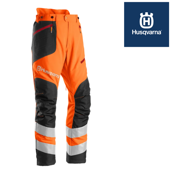 Husqvarna Technical Brushcutting Hi-Viz Trousers