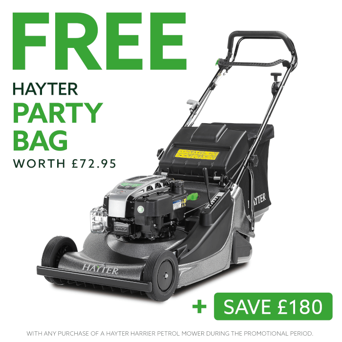Hayter Harrier 56 PRO Petrol Mower - Self Propelled with Blade Brake Control
