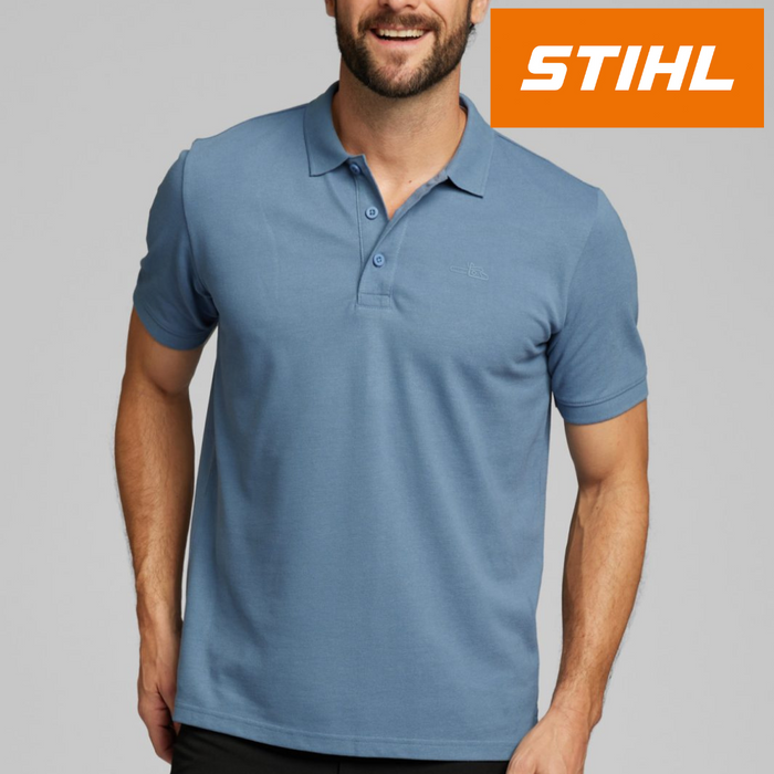 Stihl 'Icon' Polo Shirt - Blue