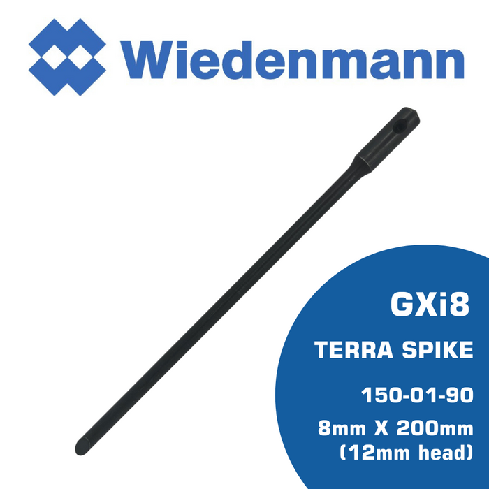 Wiedenmann GXi 8 Solid Tines: 8mm x 200mm
