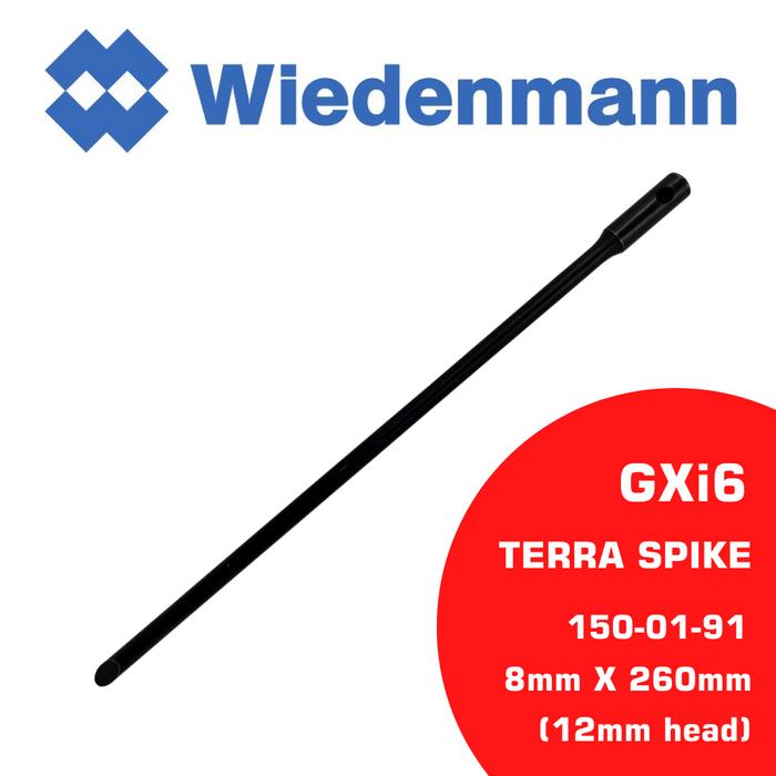 Wiedenmann GXi 6 Solid Tines: 8mm x 260mm