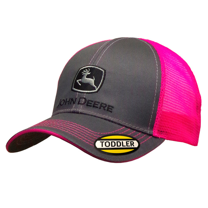 John Deere Kids Baseball Cap - Hot Pink Trucker