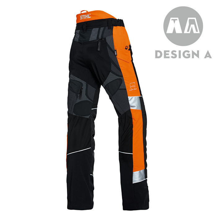 Stihl MS Protect Hi-Viz Trousers - with Chainsaw Protection / Class 2 —  Balmers GM