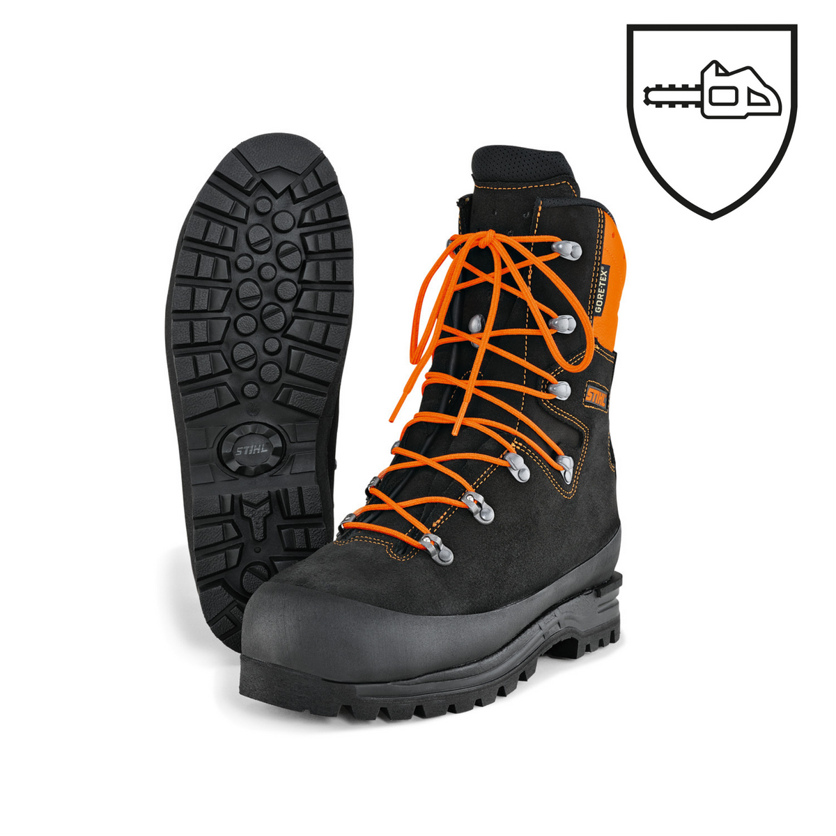 Chainsaw cut top resistant boots